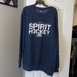 Saginaw Spirit OHL Heathered Navy Crewneck - Unisex 3XL